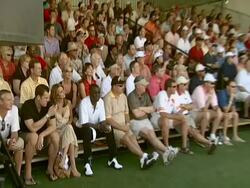 Tiger Jam X Golf Clinic Stock Footage