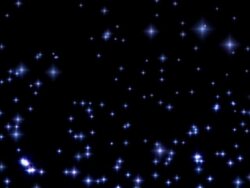 Stars Twinkle Overlay Stock Footage
