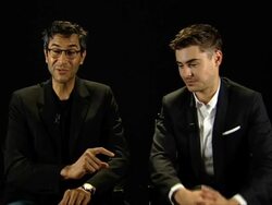 INTERVIEW: Ramin Bahrani, Zac Efron on what audiences can expect, how the cast performed, the social subjects at At Any Price Interviews: 69th Venice Film Festival on August 31, 2012 in Venice, Italy (Footage by WireImage Video/Getty Images) Stock Footage