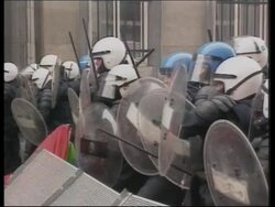 Dockers protest turns violent after clashes Instructional Video