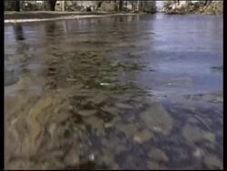 REPLAY Polluted water prompts warnings for residents to leave News Clip