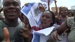 CLEAN : Independent candidate Kouangoua campaigns in I Coast election News Clip