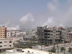 Huge explosions in Gaza as Israeli missiles strike News Clip