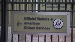 General views of the old US embassy building in Grosvenor Square News Clip