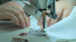 sewing workshop Stock Footage