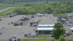 'WS AERIAL Shot of US Air Force Civil Air Patrol / Washington DC, United States' Stock Footage