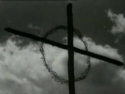 German soldiers who in the Second World War burned down the village Lidice and killed all the men in the village, are brought to trial  Stock Footage