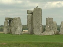Stonehenge stones and tourist visitors News Clip