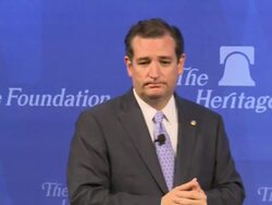Sen. Ted Cruz on Foreign Policy Stock Footage