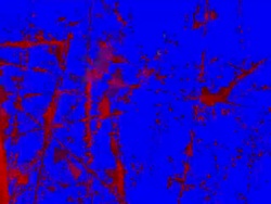 POLYMORPHIC SENSE : near the limit, red-blue (LOOP) Stock Footage