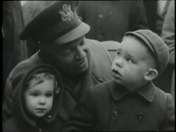 General Dwight D Eisenhower meets supporters, graduates and wounded soldiers in the 1940s and 1950s. Stock Footage