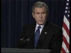 President gives White House Briefing News Clip