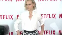 Taylor Schilling at 'Orange Is The New Black' FYC Screening Stock Footage