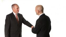 Business greeting Stock Footage