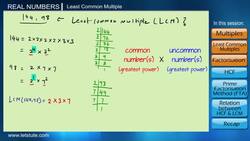 How to Find The Least Common Multiple (LCM) - Using Prime Fact Instructional Video