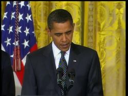 Obama calls for quick action on stimulus plan News Clip