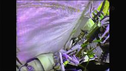 +4:3 Cosmonauts in 6.5 hour effort to rig cables for future arrival of module News Clip