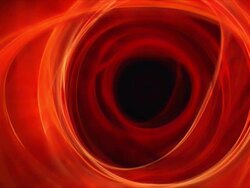 Black Hole in Red-Eye galaxy Stock Footage