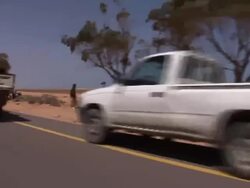 Rebels Blocked on the road to Sirte News Clip