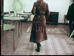 1970s Anne Klein fashions and interview Stock Footage