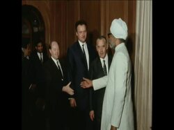 SYND 24/10/1971 SOVIET DEPUTY FOREIGN MINISTER, NIKOLAI FIRYUBIN, INDIA VISIT News Clip