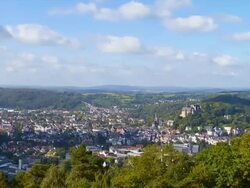 HD Old Town of Marburg (Hessen) Time Lapse Stock Footage