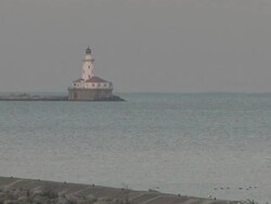 Chicago lighthouse 1 - HD 1080/30F Stock Footage
