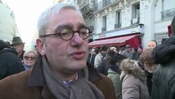 CLEAN : Heads of international media outlets join Paris unity march News Clip