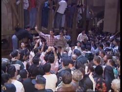 ISRAEL: JERUSALEM: HOLY FIRE CEREMONY CELEBRATED News Clip