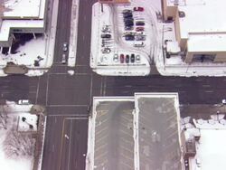 WS View of crossroad / Minneapolis, Minnesota, United States Stock Footage