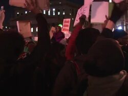 NYPD Police Brutality Eric Garner/Michael Brown Protests Stock Footage