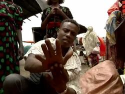 Ethiopian market general views Stock Footage