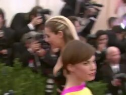 Jessica Hart at "PUNK: Chaos To Couture" Costume Institute Gala  Stock Footage