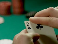STRAIGHT FLUSH POKER HAND-1080HD Stock Footage