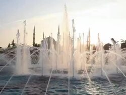 HD:Blue Mosque, Istanbul, TURKEY Stock Footage