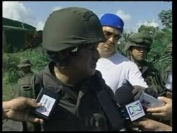 Coca eradication by hand in remote province News Clip