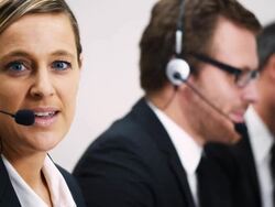 Callcenter (Shot on RED) Stock Footage