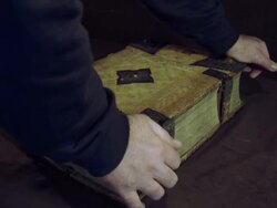 Old book Stock Footage