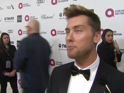 INTERVIEW - Lance Bass - Elton John AIDS Foundation Presents 22nd Annual Academy Awards Viewing Party Sponsored By Chopard, Neuro Drinks And Wells Fargo Stock Footage