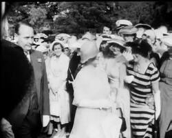 THE QUEEN MOTHER'S TOUR News Clip