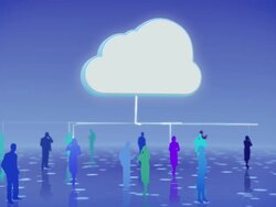 Cloud computing business Stock Footage