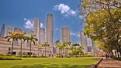 Singapore parlament Stock Footage