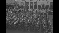 United States military academies march in Franklin Roosevelt's third inaugural parade News Clip