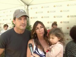 INTERVIEW: Mark Deklin at 23rd Annual 'A Time For Heroes' Celebrity Picnic Benefiting The Elizabeth Glaser Pediatric AIDS Foundation  Stock Footage