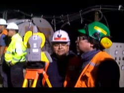 CLEAN: Chile rescuers drill toward trapped miners News Clip