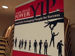 Job Seekers Look For Employment At Career Fair In New York City Stock Footage