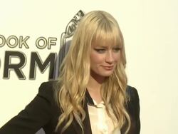 Beth Behrs at The Book Of Mormon Los Angeles Opening Night Stock Footage