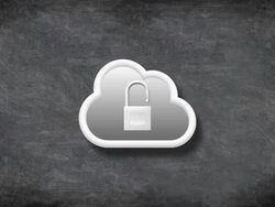 Secure Cloud Computing Animation Stock Footage