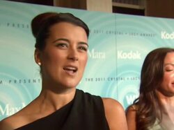 INTERVIEW: Cote de Pablo on what we are celebrating tonight Stock Footage