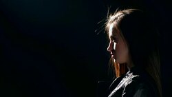 Sexy woman holding gun Stock Footage